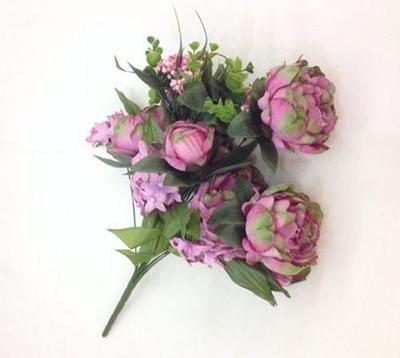 HXY13頭瑞士牡丹仿真花卉 優(yōu)雅點(diǎn)綴生活，品質(zhì)家居首選